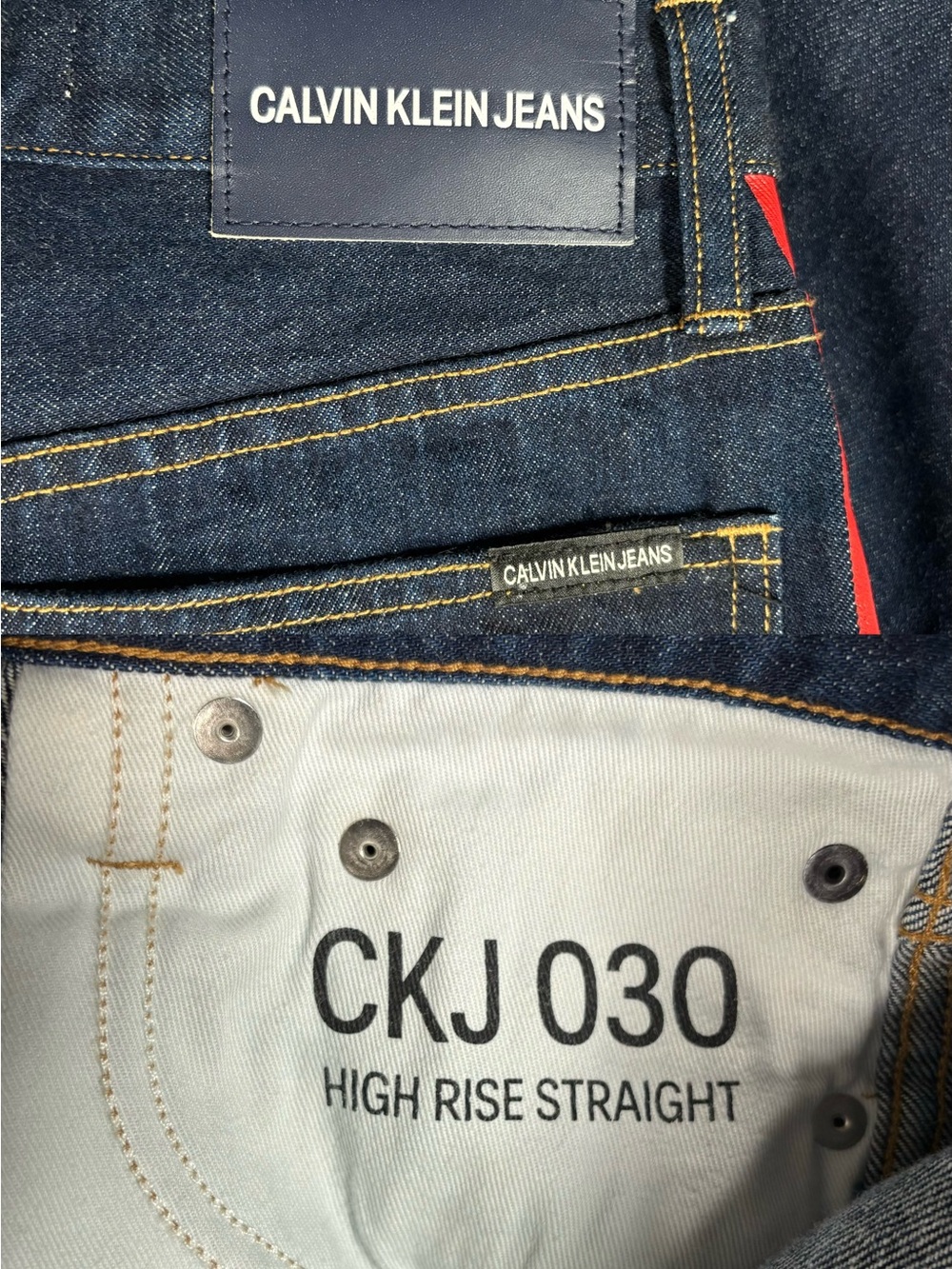 Raf Simons for Calvin Klein Jeans SS18 CKJ 030 High Rise Straight Striped Jeans - Picture 13 of 16